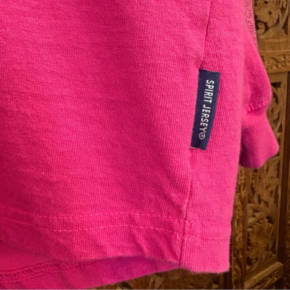 Spirit Jersey Disney World Disney Parks Bright Pink Silver Accents Womens Large - Picture 8 of 10